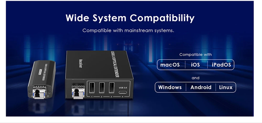 Šakotuvas PremiumCord kuext5 - 150m USB 3.2 Optical Extender