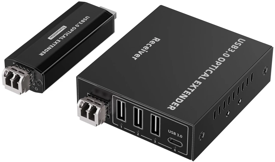 Šakotuvas PremiumCord kuext5 - 150m USB 3.2 Optical Extender