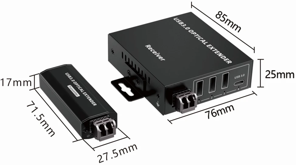 Šakotuvas PremiumCord kuext5 - 150m USB 3.2 Optical Extender