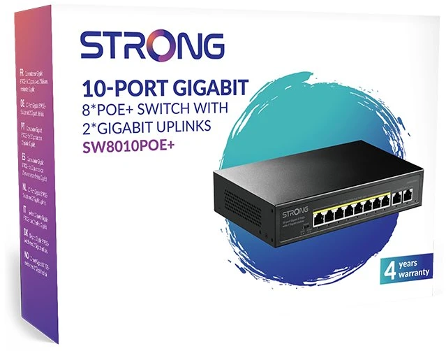 Šakotuvas Strong Stiprus SW8010POE+