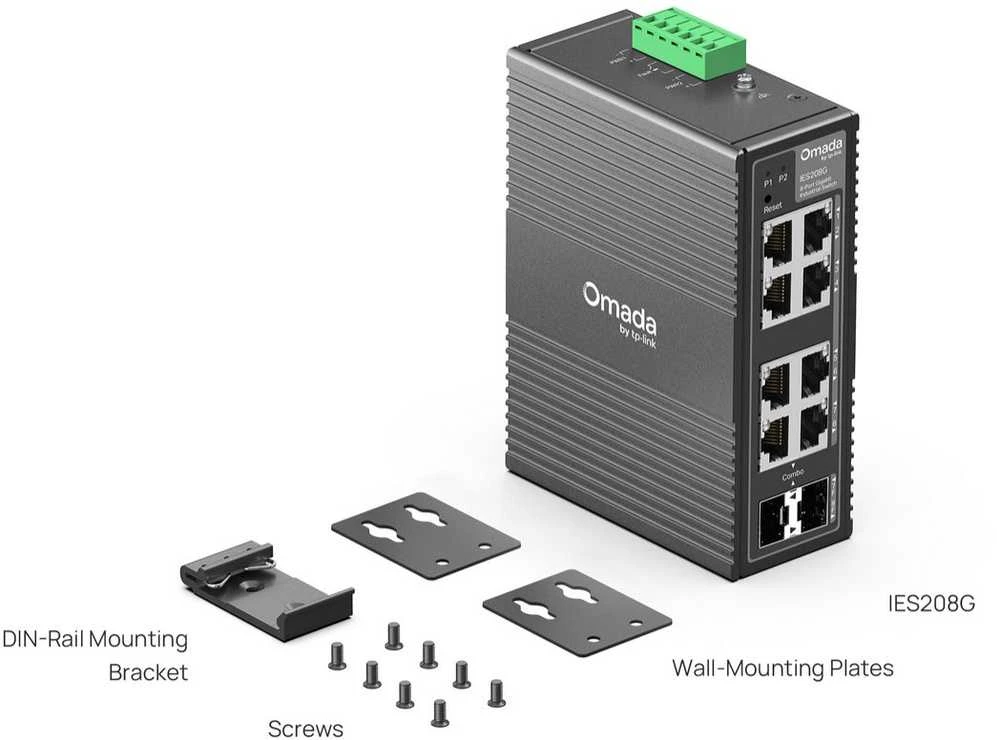 Šakotuvas TP-Link 8-PORT 1G INDUSTRIAL SWITCH - EASY MANAGED