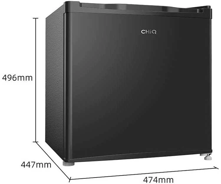 Šaldytuvas CHiQ CSD46D4E mini baras, 46 litrai, 2 skyriai, nuo 0 °C iki +10 °C, 35 dB