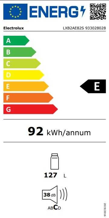 Šaldytuvas Electrolux LXB2AE82S
