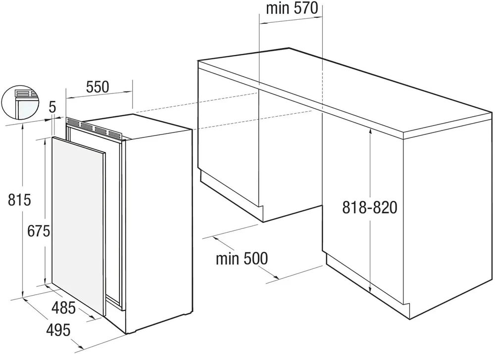 Šaldytuvas Gorenje RBIU48E21