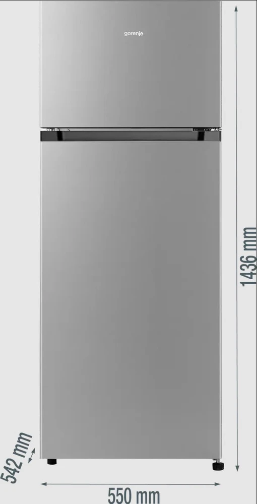 Šaldytuvas Gorenje RF 414DPS4 Ed Doppeltürkühlschr. D 165/41L 143,6x55,4x54,2cm