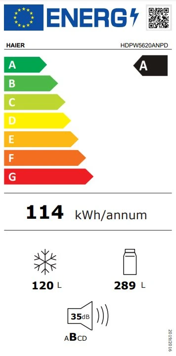 Šaldytuvas Haier HDPW5620ANPD