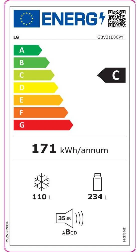 Šaldytuvas LG GBV31E0CPY