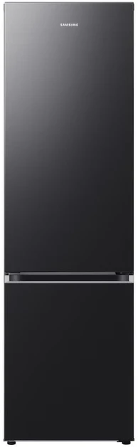 Samsung RB38C600CB1/EF šaldytuvas, 390 l, C klasė, visiškas bešerkšnis aušinimas, visapusiškas aušinimas, skaitmeninis inverterinis kompresorius, WiFi, AI Energy, išmanusis valdymas, aukštis 203 cm, tamsiai nerūdijantis plienas