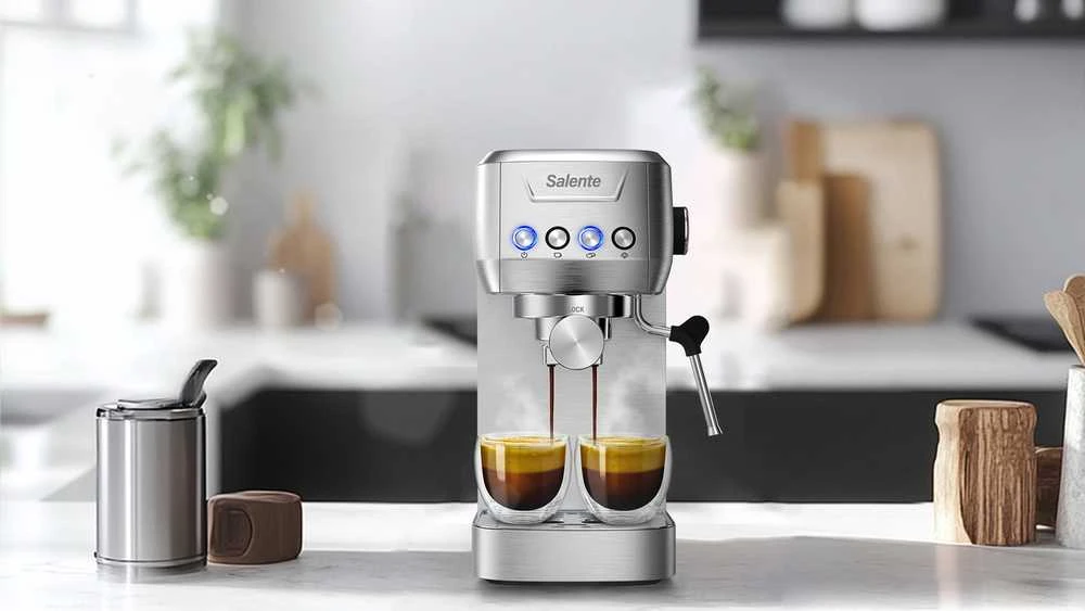 Slėginis kavos aparatas Evolveo Salente Coffio ekspres nerūdijantis plienas