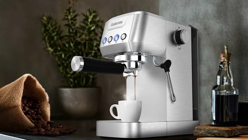 Slėginis kavos aparatas Evolveo Salente Coffio ekspres nerūdijantis plienas