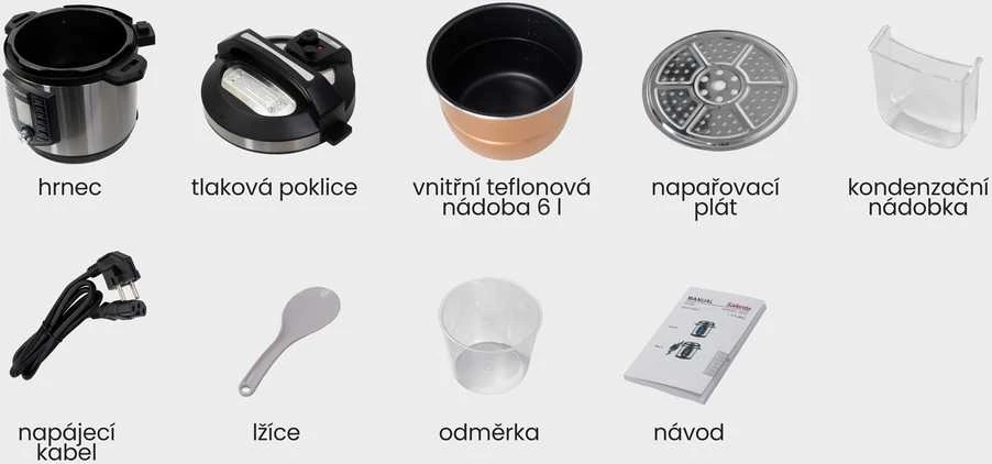 Evolveo Salente Cuco II, daugiafunkcinis garnek