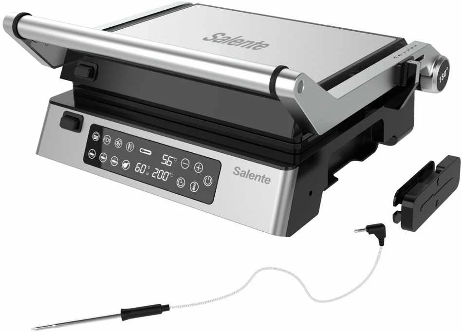 „Evolveo Salente FlamePro“ kontaktinė kepsninė su išoriniu temperatūros zondu