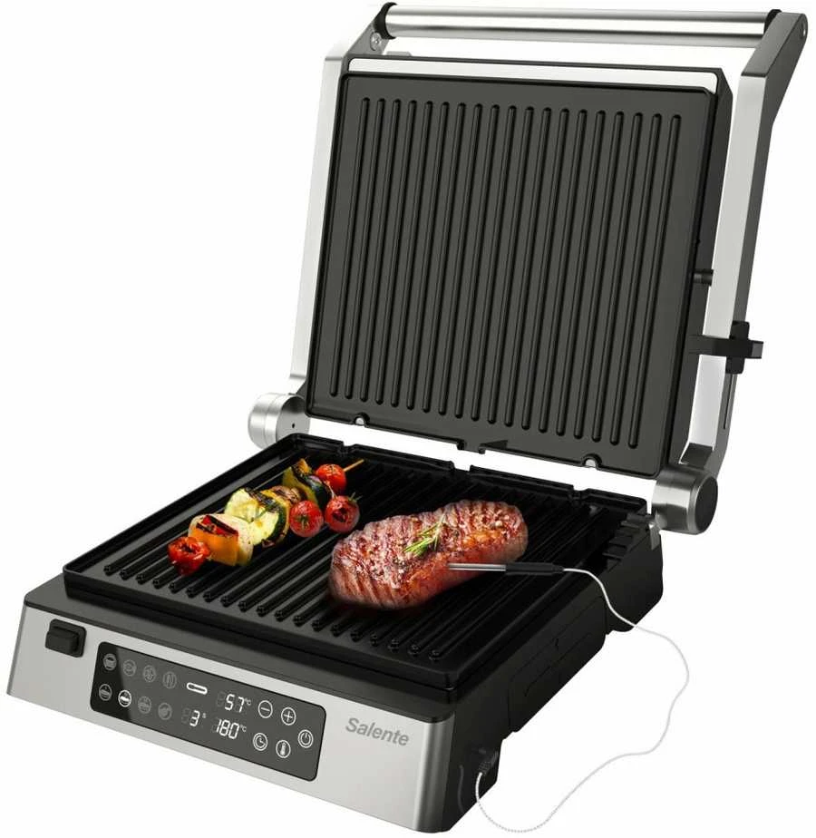 „Evolveo Salente FlamePro“ kontaktinė kepsninė su išoriniu temperatūros zondu
