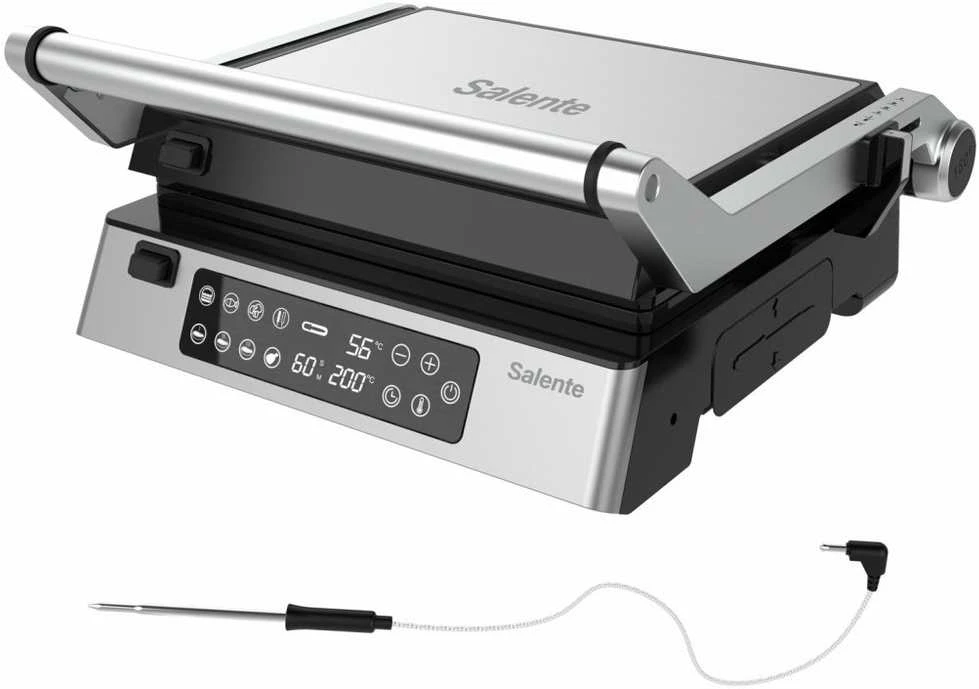 „Evolveo Salente FlamePro“ kontaktinė kepsninė su išoriniu temperatūros zondu