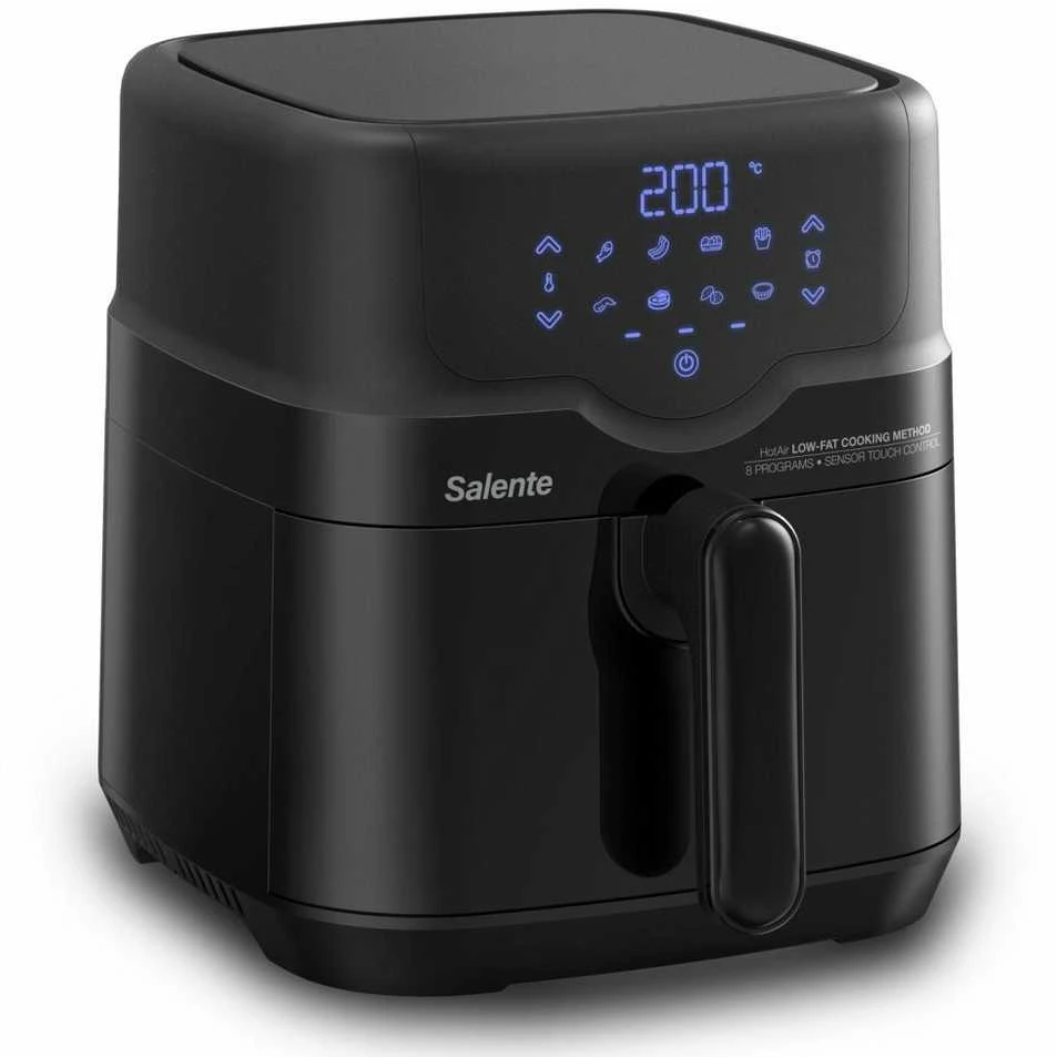 Gruzdintuvė Evolveo Salente HotAir, karšto oro gruzdintuvė 2in1, 4,3 l, juoda