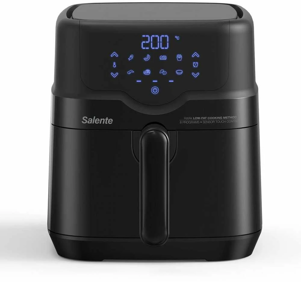 Gruzdintuvė Evolveo Salente HotAir, karšto oro gruzdintuvė 2in1, 4,3 l, juoda