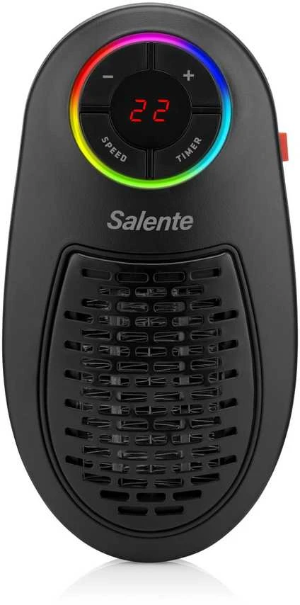 Termowentylator Evolveo Salente HotHeat, teplovzdušný mini ventilátor, 500 W, černý