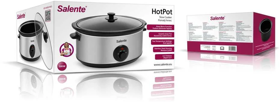 Evolveo Salente HotPot lėto virimo puodo pakuotė