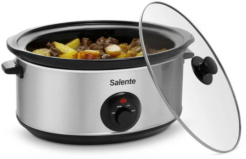 Evolveo Salente HotPot, pomalý hrnec, 6.5 l, nerez