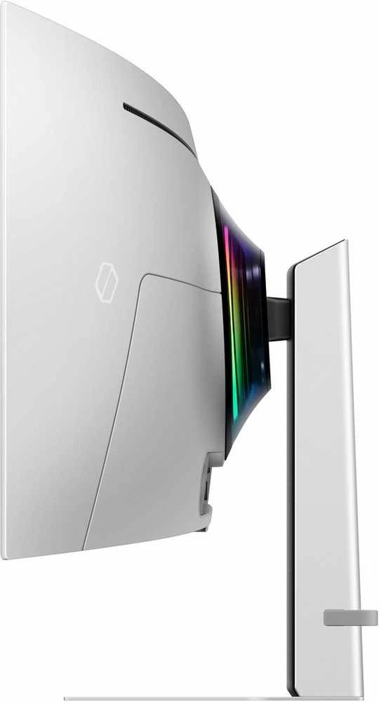Samsung | Odyssey OLED G9 G95SC Monitorius | LS49CG950SUXDU | 49 " | QHD | 32:9 | 240 Hz | 0.03 ms | 5120 x 1440 | 250 cd/m² | HDMI jungtys quantity 1 | Sidabrinis