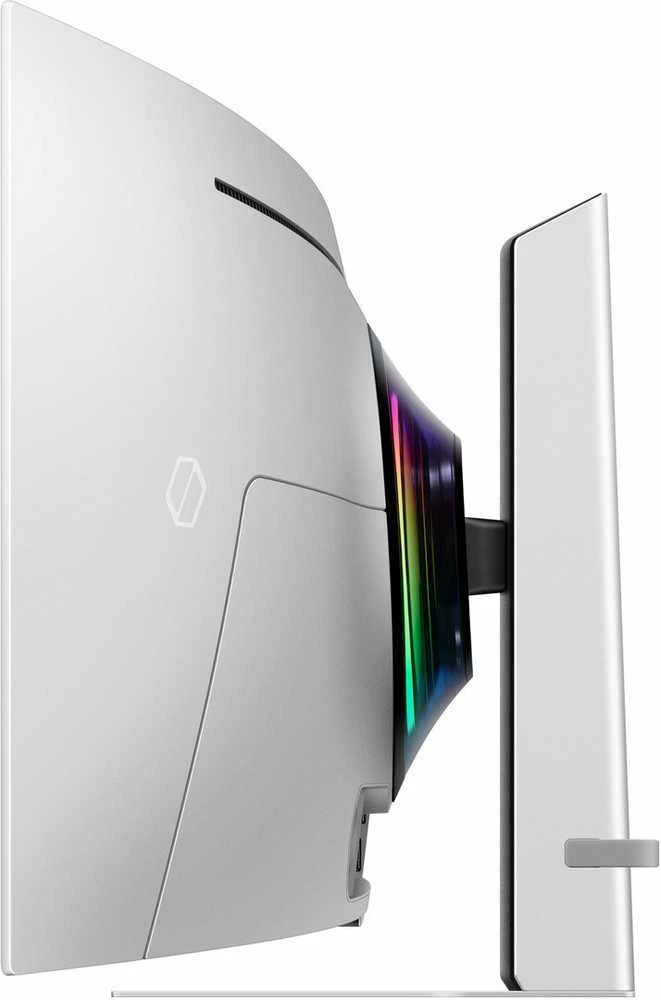 Samsung | Odyssey OLED G9 G95SC Monitorius | LS49CG950SUXDU | 49 " | QHD | 32:9 | 240 Hz | 0.03 ms | 5120 x 1440 | 250 cd/m² | HDMI jungtys quantity 1 | Sidabrinis