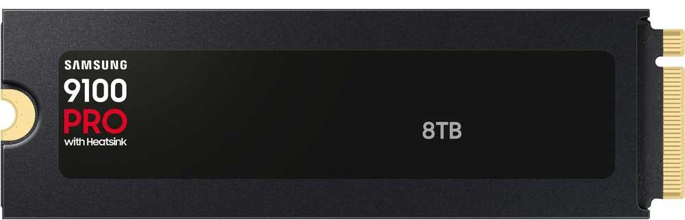 Samsung SSD | 9100 PRO With Heatsink | 8000 GB | SSD form factor M.2 2280 | Solid-state drive sąsaja PCIe 5.0 x4, NVMe 2.0 | Skaitymo greitis 14800 MB/s | Rašymo greitis 13400 MB/s