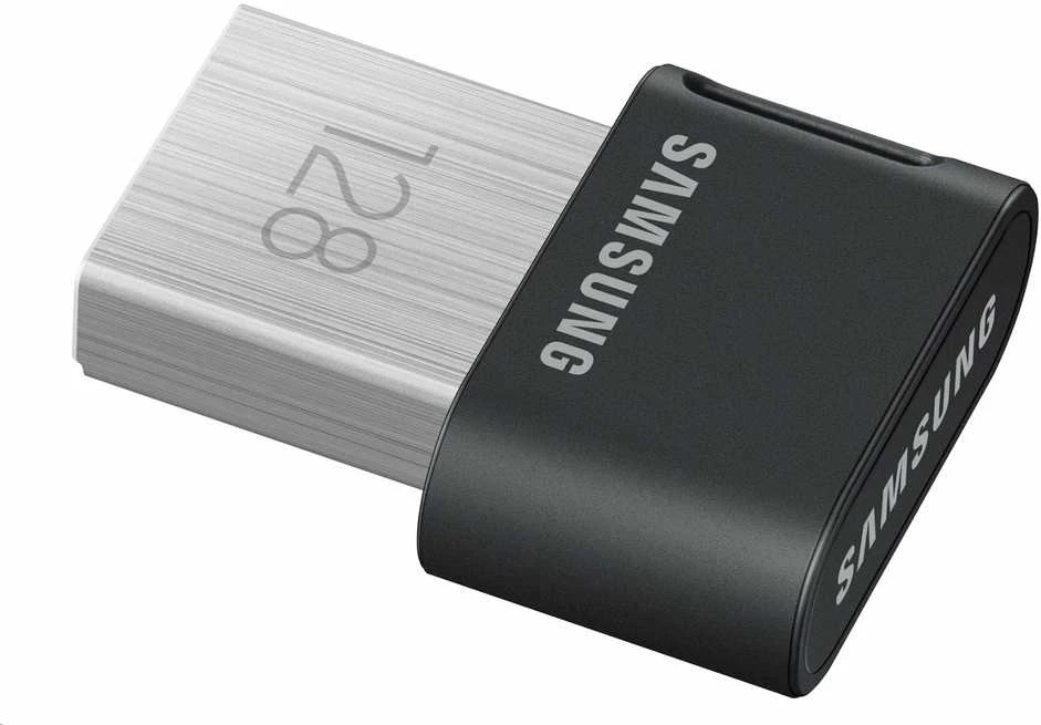 USB laikmena Samsung FIT Plus, 128 GB, Juodos spalvos