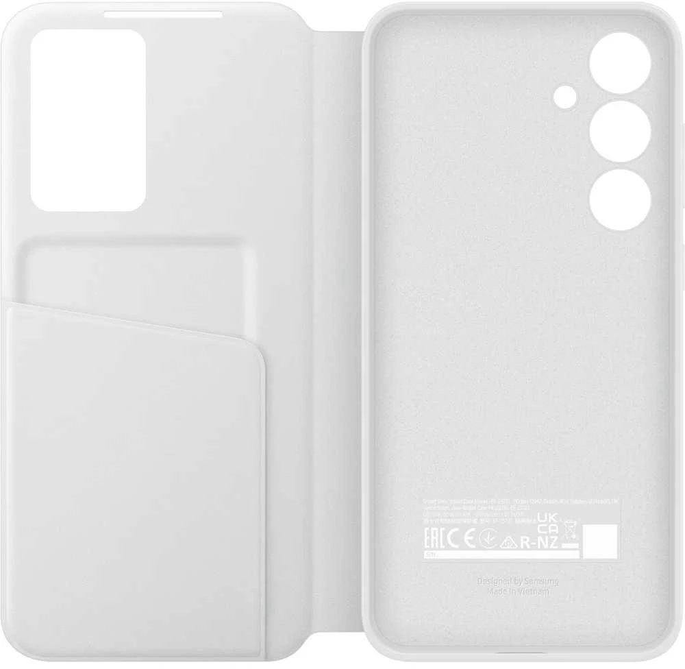 112803 EF-ZS721CWE Samsung Smart View dėklas Galaxy S24 FE baltos spalvos
