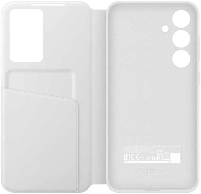 112803 EF-ZS721CWE Samsung Smart View dėklas Galaxy S24 FE baltos spalvos