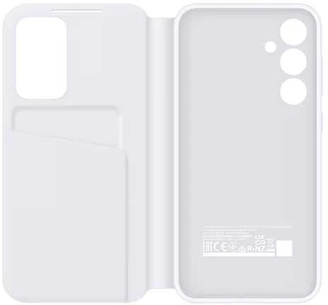 ZS711CWE Smart View piniginės dėklas Samsung Galaxy S23 FE, Baltas
