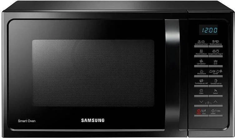 Samsung Mikrobangų krosnelė MC28H5015AK 28 L, Grilis, Konvekcija, Elektroninė, 1400 W, Juodas, Laisvai stovi, Atitirpinimo funkcija