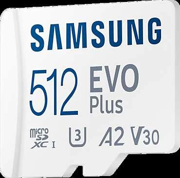 Atminties kortelė Samsung EVO PLUS microSDXC 512GB UHS-I U3