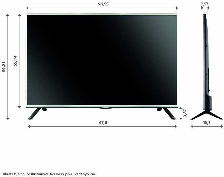 Televizorius SAMSUNG TV QLED 43" QE43Q60CAU