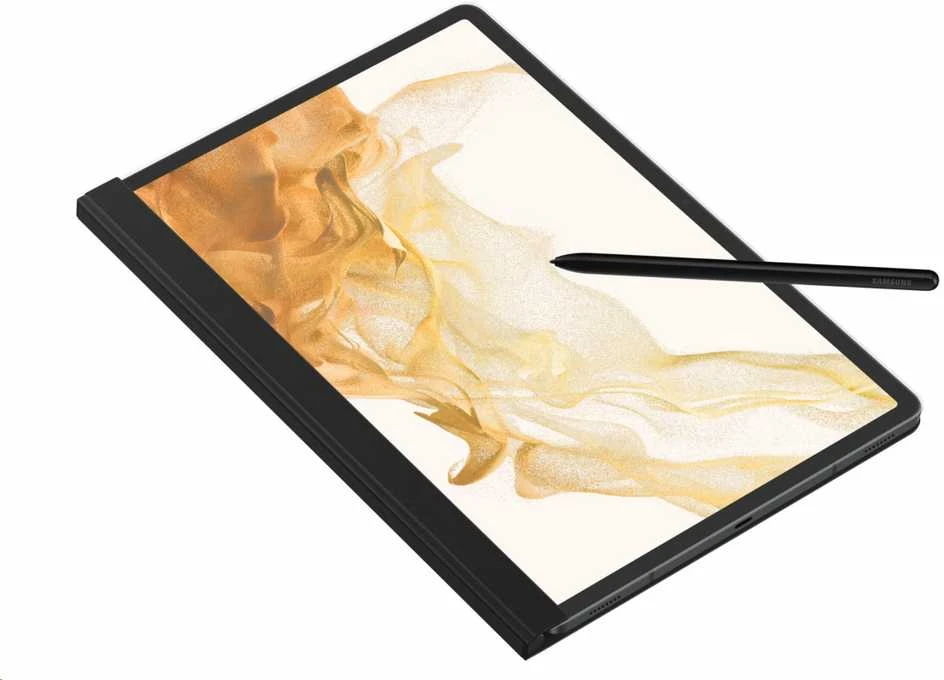 ZX800PBE Note View Cover for Samsung Galaxy Tab S8 Plus, Juodas (Juodas)
