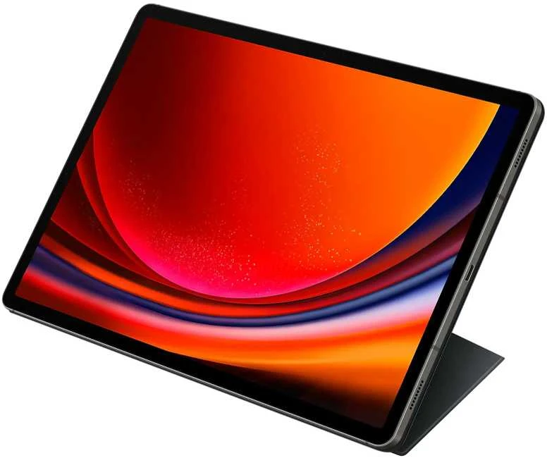 Samsung Galaxy Tab S9+/S9 FE+ Smart Book Cover Juodas
