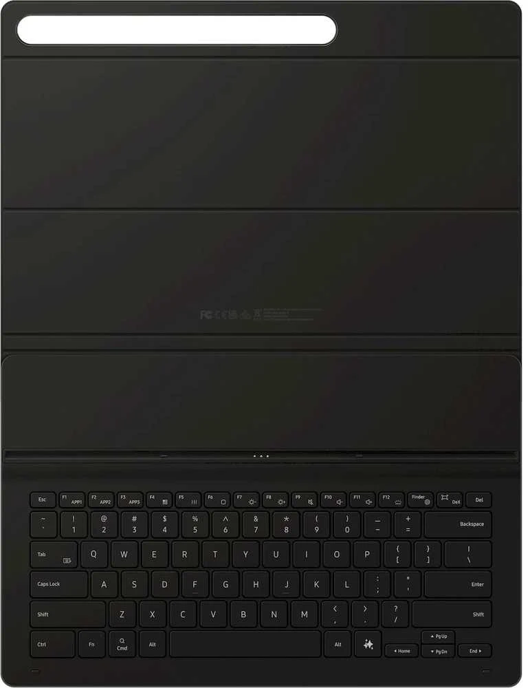 112803 EF-DX920UBE Samsung Plonas dėklas su klaviatūra, skirtas „Galaxy Tab S9 Ultra“ / „S10 Ultra“ (juodas)