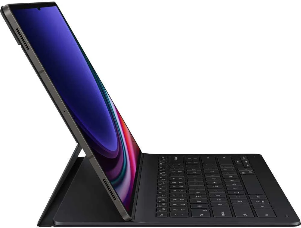 Samsung Galaxy Tab S9 Ultra Book Cover Klaviatūra Slim Juodas
