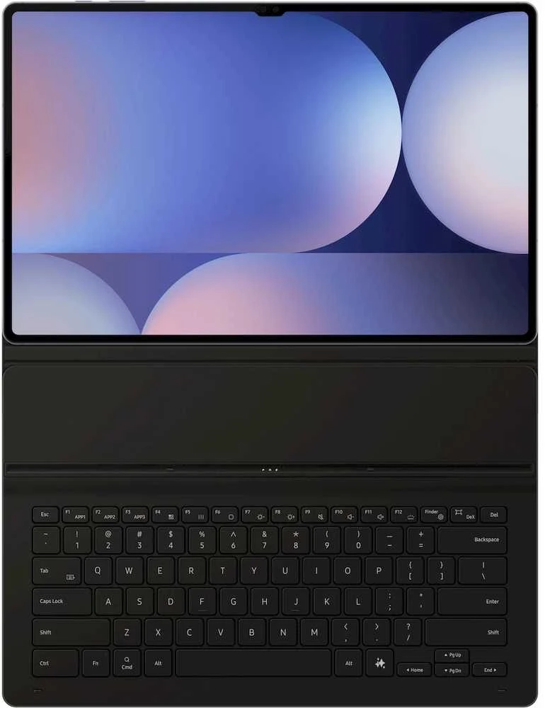 112803 EF-DX920UBE Samsung Plonas dėklas su klaviatūra, skirtas „Galaxy Tab S9 Ultra“ / „S10 Ultra“ (juodas)