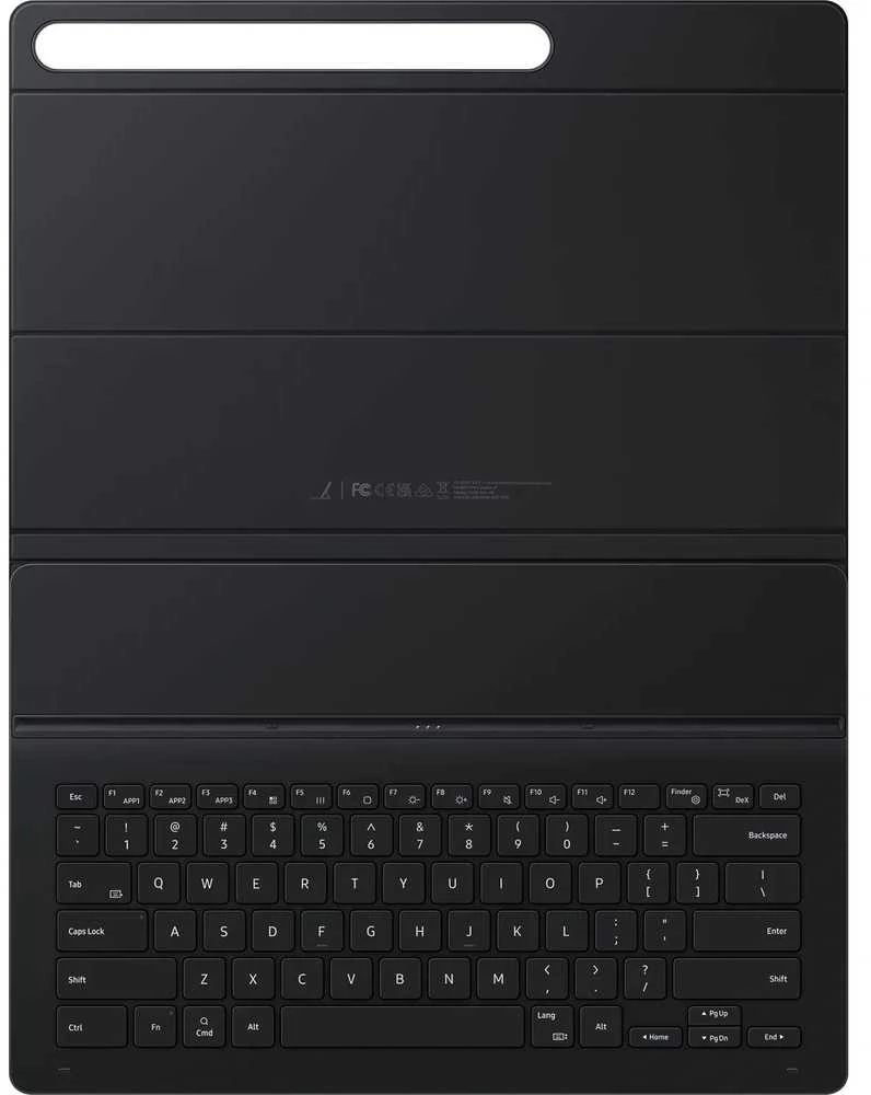 Samsung Galaxy Tab S9 Ultra Book Cover Klaviatūra Slim Juodas