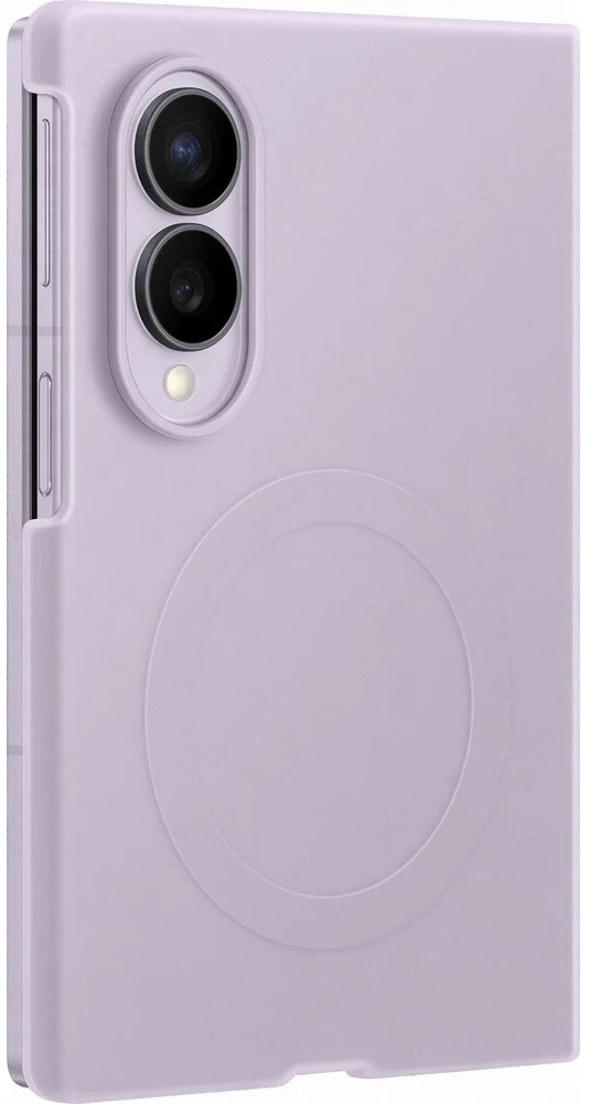 Dėklas EF971CVE silikoninis magnetas „Samsung Galaxy Fold 8“, violetinis
