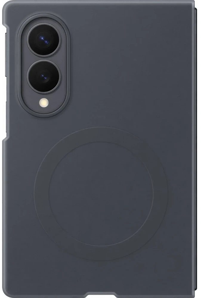 Dėklas EF971CBE Silicone Magnet Samsung Galaxy Fold 8, Juodas