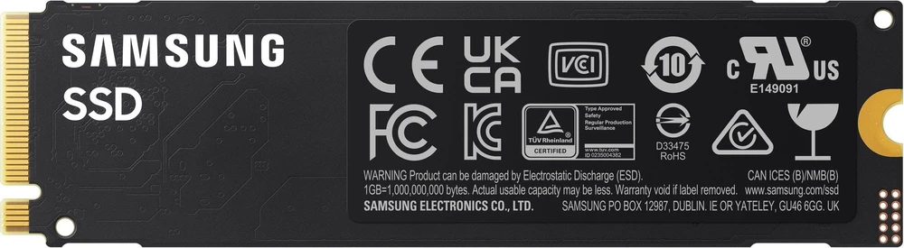 Samsung 990 PCIe 4.0 NVMe M.2 SSD 1TB | Samsung