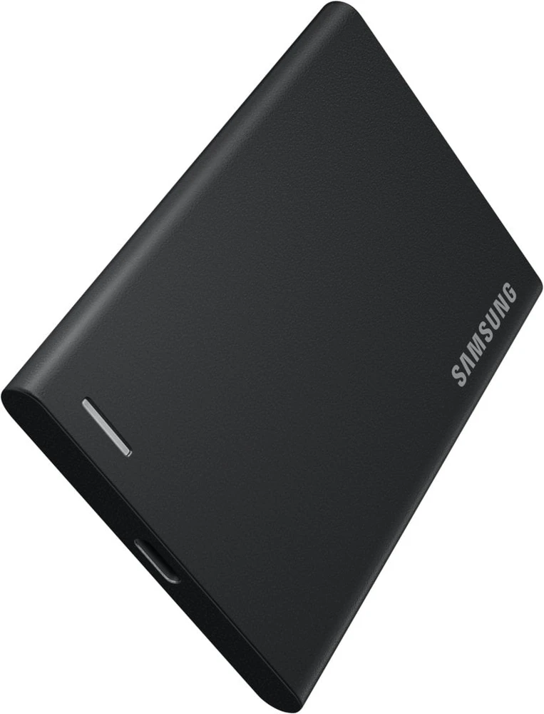 Kietasis diskas Samsung P7, 1 TB, USB Type-C, USB4 Gen 3x2, 4000 MB/s, apsauga slaptažodžiu, juoda
