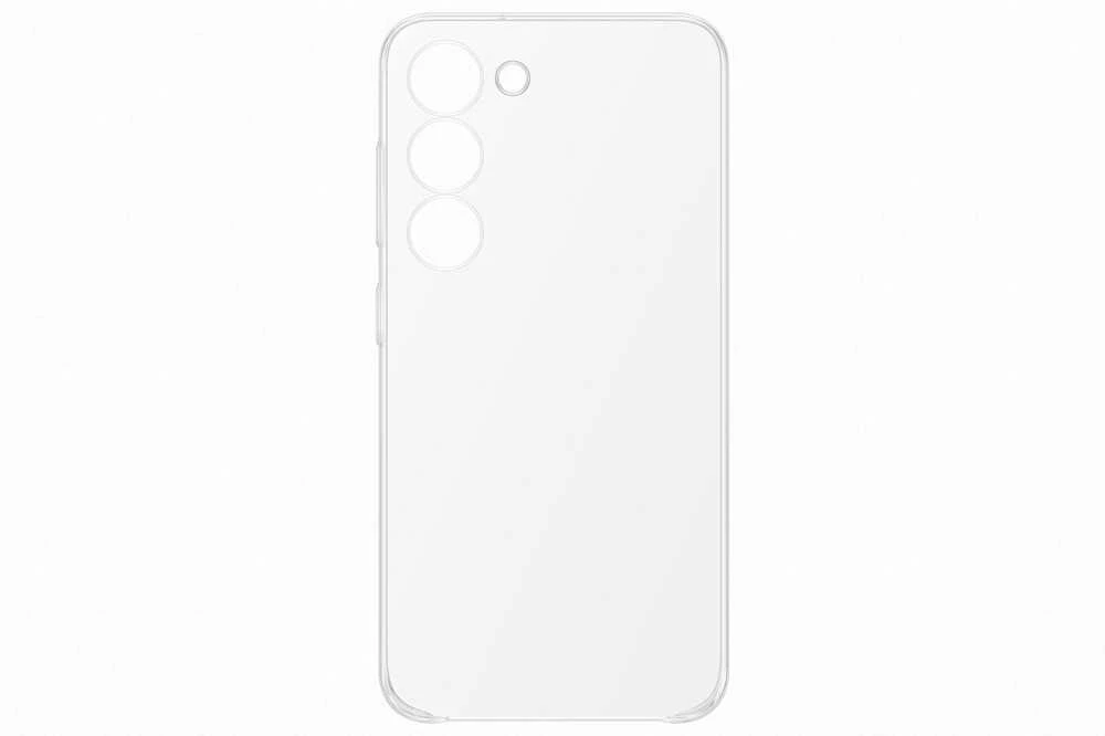 Dėklas „Samsung Galaxy S23“ skaidrus dangtelis, skaidrus