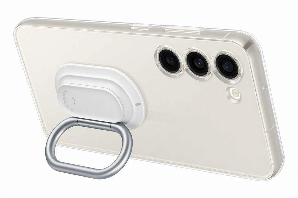 Skaidrus XS916CTE prietaisų dėklas Samsung Galaxy S23 Plus, skaidrus