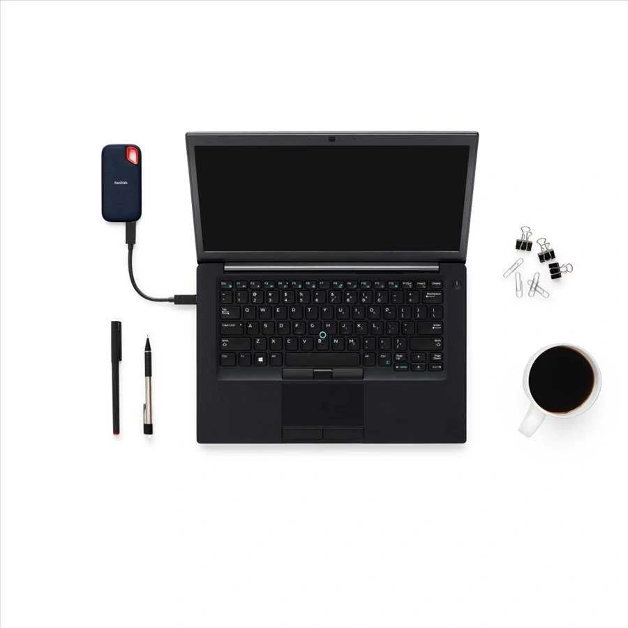 Išorinis kietasis diskas SanDisk Extreme PRO Portable SSD, 4TB, Rašymo greitis 2000 MBytes/sec, Skaitymo greitis 2000 MBytes/sec, SDSSDE81-4T00-G25