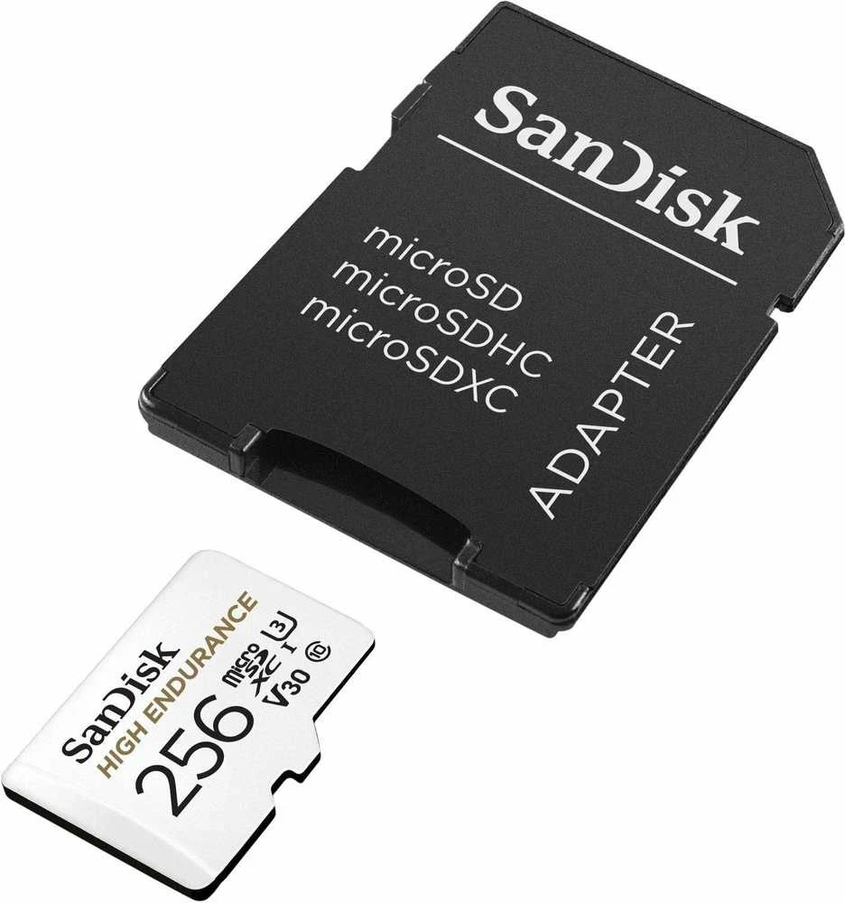 Atminties kortelė SanDisk High Endurance microSDXC 256GB