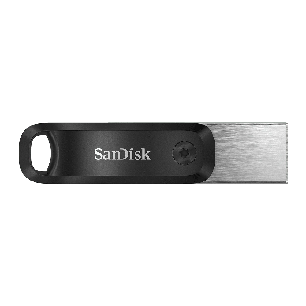 „SANDISK iXpand Flash Drive Go 128GB“ – USB 3.0 + „Lightning“ – skirti „iPhone“ ir „iPad“