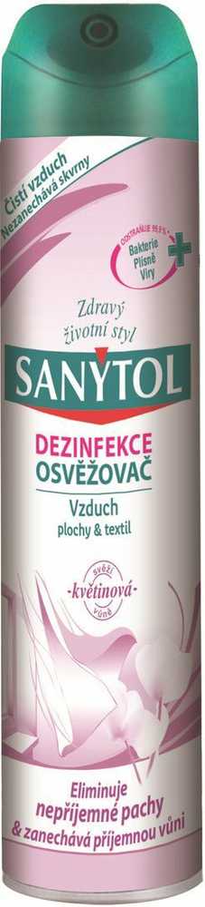 „Sanytol“ dezinfekuojantis oro gaiviklis paviršiams ir tekstilei, gėlių kvapo, 300 ml