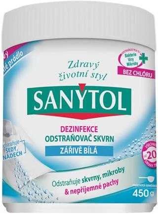 Sanytol Sanitol Dezinfekuojantis miltelinis dėmių valiklis baltiems audiniams 450g